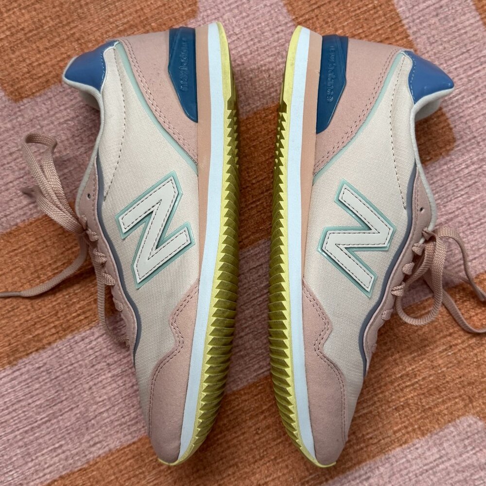 New Balance Solo Sleek Pink and Blue Shoes (Size 8)